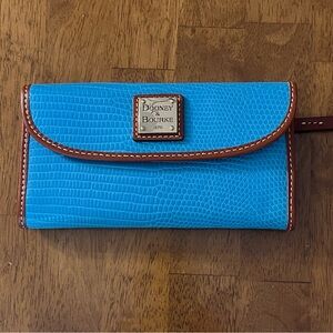 Dooney & Bourke Aqua Leather Wallet